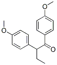 1,2-双(4-甲氧基苯基)丁基-1-酮结构式_4390-94-7结构式