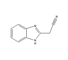 2-氰甲基苯并咪唑结构式_4414-88-4结构式
