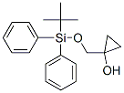 1-[[[(1,1-二甲乙基)二苯基甲硅烷基]氧基]甲基]-环丙醇结构式_441784-82-3结构式