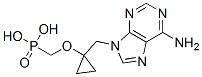 P-[[[1-[(6-氨基-9H-嘌呤-9-基)甲基]环丙基]氧基]甲基]-磷酸结构式_441785-21-3结构式