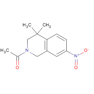 1-(4,4-二甲基-7-硝基-3,4-二氢-1H-异喹啉-2-基)乙酮结构式_442846-91-5结构式