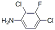 2,4-二氯-3-氟苯胺结构式_443-93-6结构式