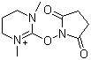 O-琥珀酰亚胺-1,3-二甲基丙基脲六氟磷酸盐结构式_443305-32-6结构式