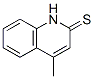 4-甲基喹啉-2-硫酮结构式_4437-65-4结构式