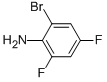 2-溴-4,6-二氟苯胺结构式_444-14-4结构式