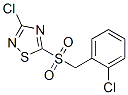 3-氯-5-(2-氯苄基磺酰基)-1,2,4-噻二唑结构式_444791-20-2结构式