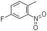 4-氟-2-硝基甲苯结构式_446-10-6结构式