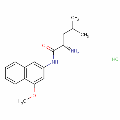 L-leucine 4-methoxy-β-naphthylamide hcl Structure,4467-68-9Structure