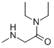 N,N-二乙基-2-(甲基氨基)乙酰胺盐酸盐结构式_44897-15-6结构式