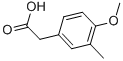 4-甲氧基-3-甲基苯乙酸结构式_4513-73-9结构式