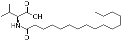 N-十六碳酰基-L-缬氨酸结构式_45287-42-1结构式
