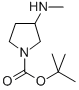 1-Boc-3-甲氨基吡咯烷结构式_454712-26-6结构式