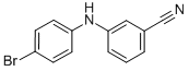 N-(4-溴苯基-n-(3-氰基苯基)胺结构式_458550-45-3结构式