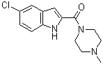 1-[(5-氯-1H-吲哚-2-基)羰基]-4-甲基哌嗪结构式_459168-41-3结构式