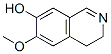 7-羟基-6-甲氧基-3,4-二氢异喹啉结构式_4602-73-7结构式