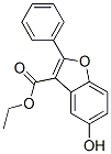 5-羟基-2-苯基苯并呋喃-3-羧酸乙酯结构式_4610-75-7结构式
