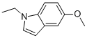 1-乙基-5-甲氧基吲哚结构式_46182-32-5结构式