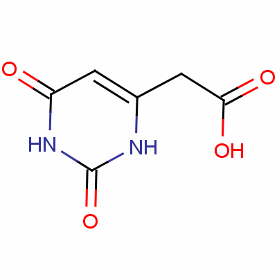 尿嘧啶-4-乙酸结构式_4628-39-1结构式