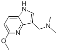 (5-甲氧基-1H-吡咯并[3,2-b]吡啶-3-基)-N,N-二甲基甲胺结构式_46399-68-2结构式