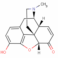 (5Alpha)-7,8-didehydro-4,5-epoxy-3-hydroxy-17-methylmorphinan-6-one Structure,467-02-7Structure