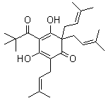 蛇麻酮结构式_468-28-0结构式