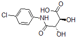 (2S,3S)-4-[(4-氯苯基)氨基]-2,3-二羟基-4-氧代-丁酸结构式_46834-56-4结构式