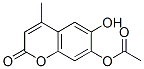 4-甲基-6-羟基-7-乙酰氧基香豆素结构式_46895-13-0结构式