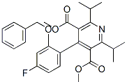4-[4-氟-2-(苯基甲氧基)苯基]-2,6-双(1-甲基乙基)-3,5-吡啶二羧酸-3,5-二甲酯结构式_470717-47-6结构式