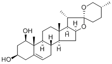 鲁斯可皂苷元结构式_472-11-7结构式