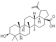 白桦脂酸结构式_472-15-1结构式