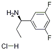 (R)-1-(3,5-二氟苯基)-1-丙胺盐酸盐结构式_473733-16-3结构式