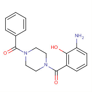 (4-(3-氨基-2-羟基苯甲酰基)哌嗪-1-基)(苯基)甲酮结构式_473734-32-6结构式