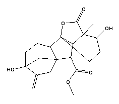 赤霉素A1甲酯结构式_4747-53-9结构式