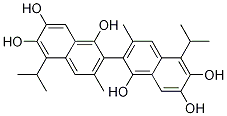 5,5-二异丙基-3,3-二甲基-[2,2-bi萘]-1,1,6,6,7,7-己醇结构式_475-56-9结构式