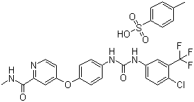 甲苯磺酸索拉非尼结构式_475207-59-1结构式