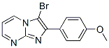 3-溴-2-(4-甲氧基-苯基)-咪唑并[1,2-a]嘧啶结构式_478043-89-9结构式