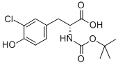 Boc-d-3-氯酪氨酸结构式_478183-57-2结构式