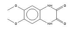 2,3-二羟基-6,7-二甲氧基喹噁啉结构式_4784-02-5结构式