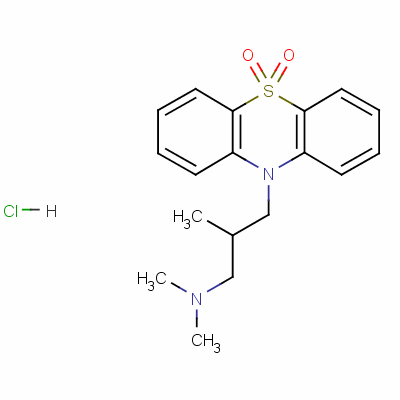 奥索马嗪盐酸盐结构式_4784-40-1结构式