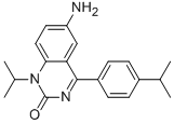 6-氨基-1-异丙基-4-(4-异丙基苯基)-1H-喹唑啉-2-酮结构式_478963-35-8结构式