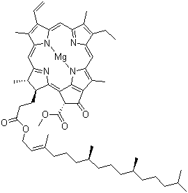 叶绿素A结构式_479-61-8结构式