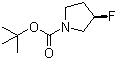 N-反式-BOC-(3S)-氟吡咯烷结构式_479253-00-4结构式