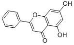 5,7-二羟黄酮结构式_480-40-0结构式