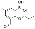 3-甲酰基-5-甲基-2-丙氧基苯硼酸结构式_480424-53-1结构式