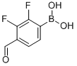 2,3-二氟-4-甲酰基苯硼酸结构式_480424-84-8结构式