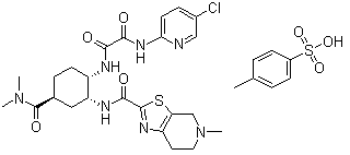 伊多塞班对甲苯磺酸盐结构式_480449-71-6结构式
