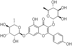 Kaempferitrin;lespedin; lespenephryl Structure,482-38-2Structure