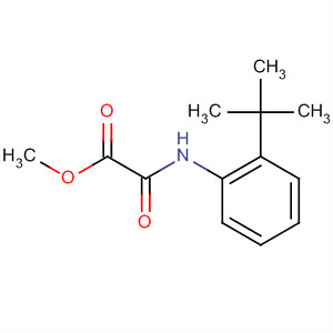 2-[[2-(1,1-二甲基乙基)苯基]氨基]-2-氧代乙酸甲酯结构式_483334-60-7结构式