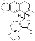 (+)-荷包牡丹碱结构式_485-49-4结构式