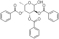2,3,4-三-O-苯甲酰基-L-吡喃岩藻糖结构式_485821-70-3结构式